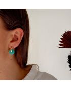 Boucles d'oreilles Hour bleues