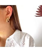 Boucles d'oreilles grandes Isla dorées
