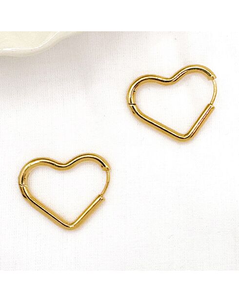 Boucles d'oreilles Melina dorées