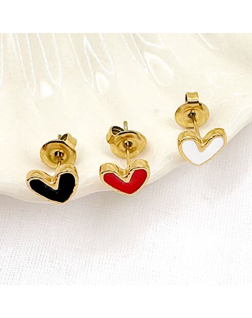 Boucles d'oreilles Neroli noires