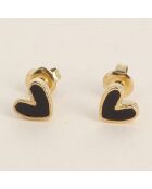 Boucles d'oreilles Neroli noires