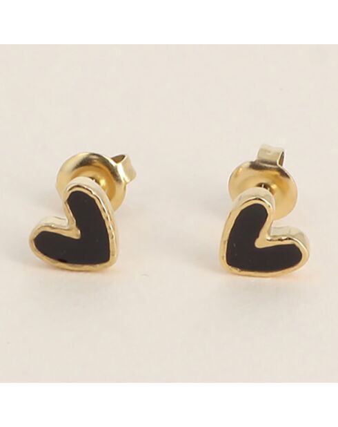 Boucles d'oreilles Neroli noires