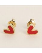 Boucles d'oreilles Neroli rouges