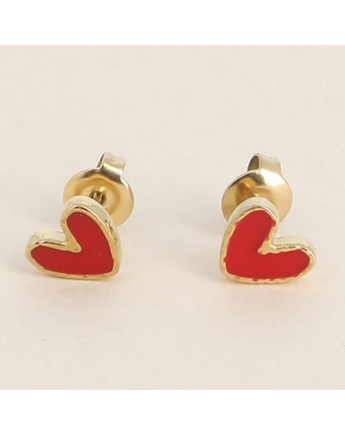 Boucles d'oreilles Neroli rouges