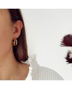 Boucles d'oreilles Gelato dorées