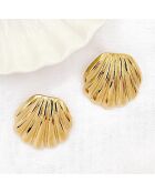 Boucles d'oreilles Eira dorées