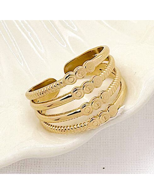 Bague Petalo dorée