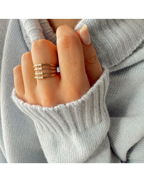 Bague Petalo dorée