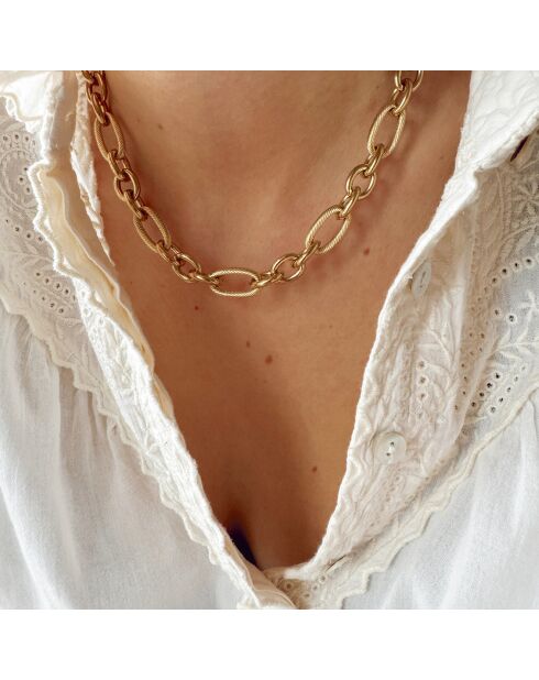 Collier Stella doré