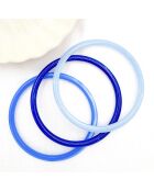 3 Bracelets Season bleus