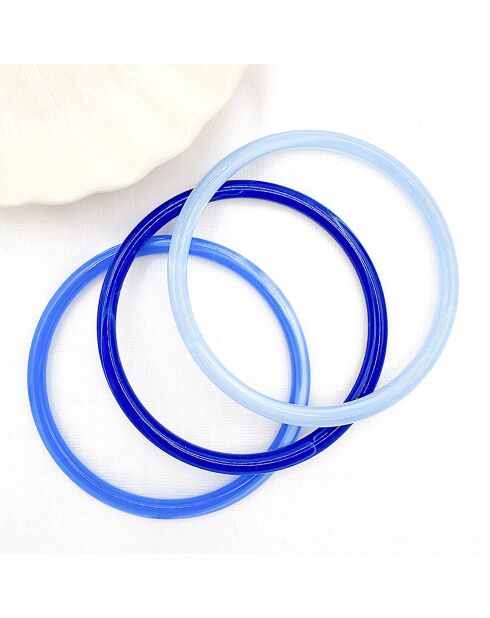 3 Bracelets Season bleus