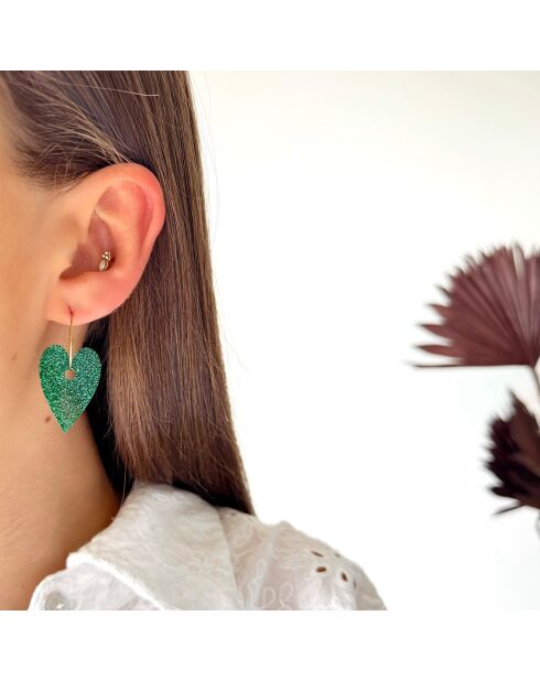 Boucles d'oreilles Sienna vertes