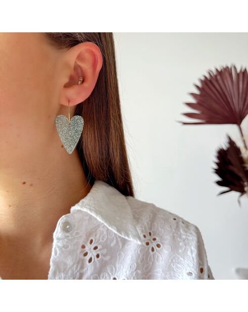 Boucles d'oreilles Shine vertes