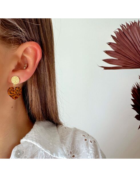 Boucles d'oreilles Sol dorées