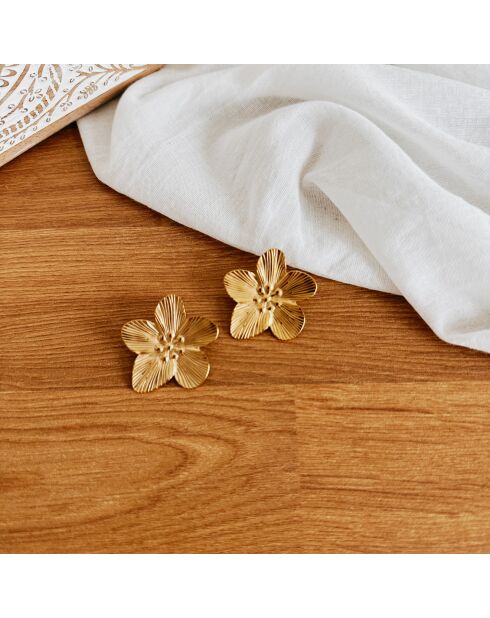 Boucles d'oreilles Romy dorées
