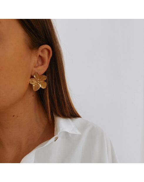 Boucles d'oreilles Romy dorées