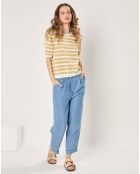 Pull manches courtes Louise vert