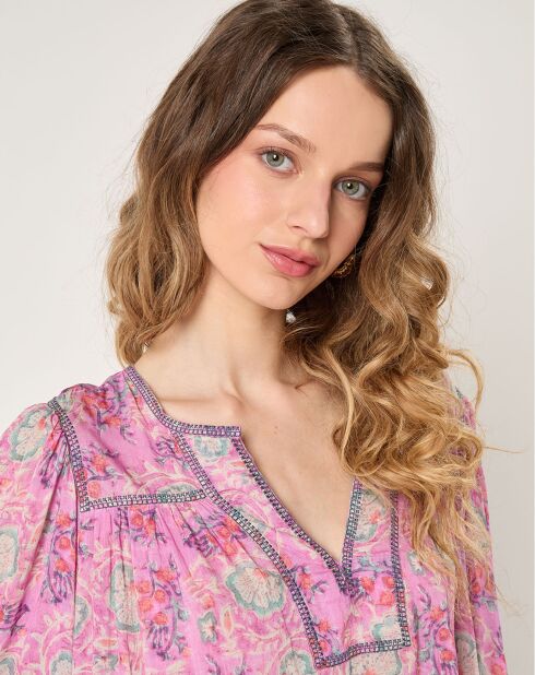 Top Paulette rose