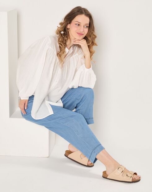 Top Olivia écru