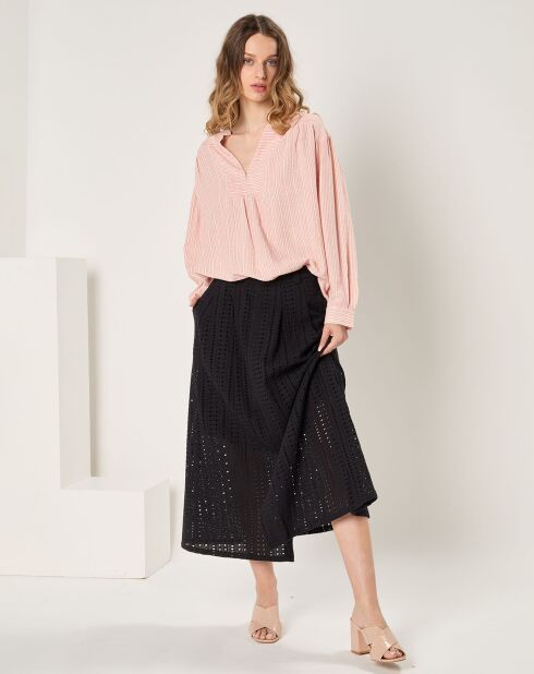 Top en Coton & Lin Alba rose