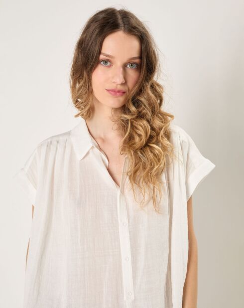 Top Alix écru