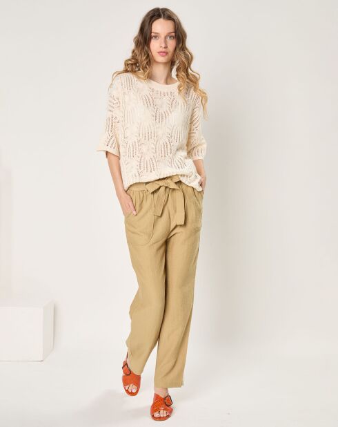 Pantalon Margaux beige
