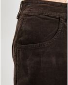 Jupe en Velours Easy marron
