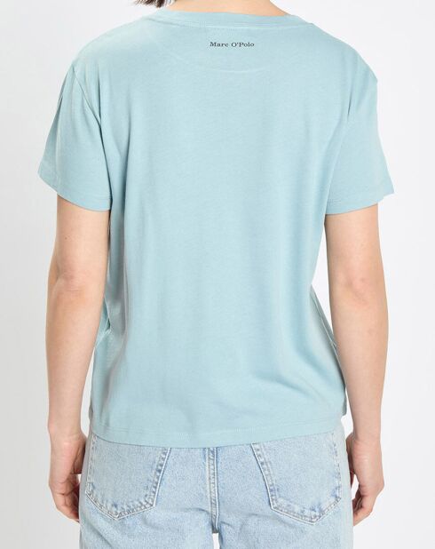 T-Shirt Imprimé bleu ciel