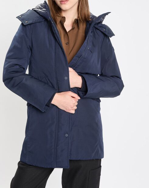 Parka courte et cintrée  Thermore bleu marine