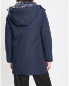 Parka courte et cintrée  Thermore bleu marine