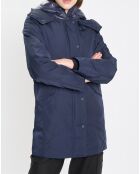 Parka courte et cintrée  Thermore bleu marine