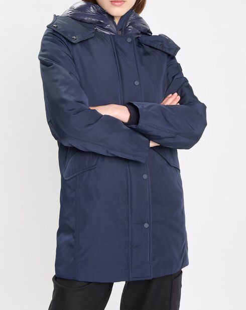 Parka courte et cintrée  Thermore bleu marine