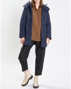 Parka courte et cintrée  Thermore bleu marine
