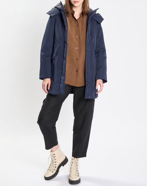 Parka courte et cintrée  Thermore bleu marine