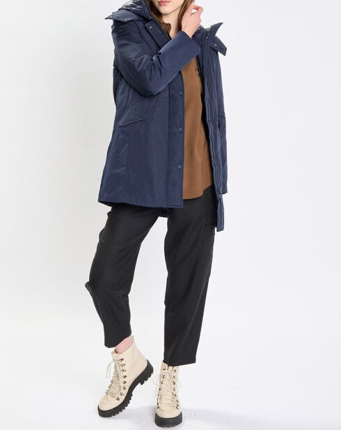 Parka courte et cintrée  Thermore bleu marine