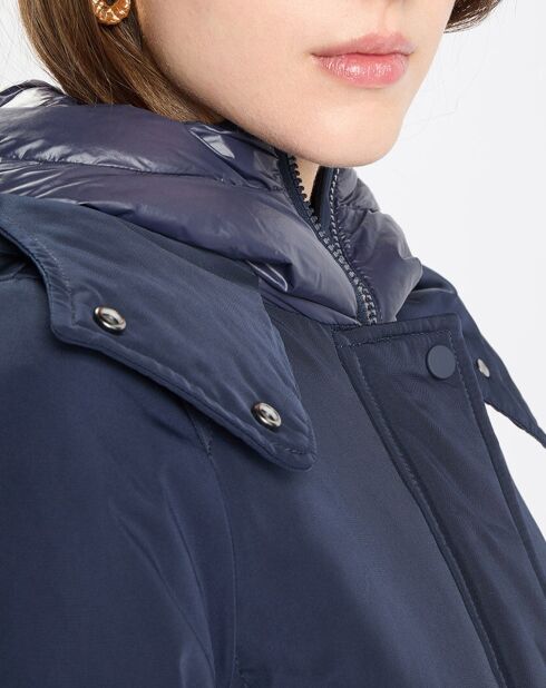 Parka courte et cintrée  Thermore bleu marine