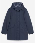 Parka courte et cintrée  Thermore bleu marine