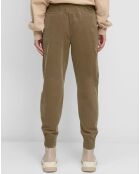 Pantalon en Velours de coton Milleraies kaki