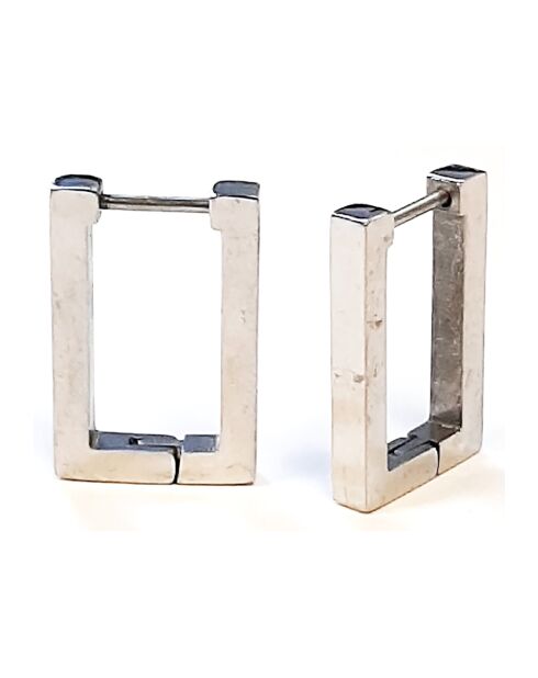 Boucles d'oreilles Myclio argentées