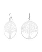 Boucles d'oreilles Myclio argentées