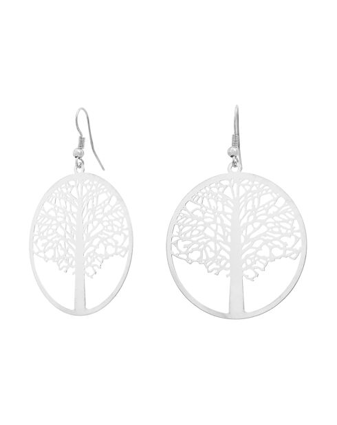 Boucles d'oreilles Myclio argentées