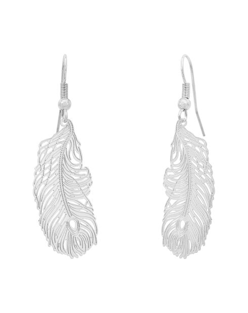 Boucles d'oreilles Myclio argentées