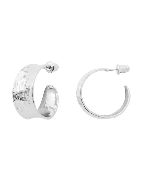 Boucles d'oreilles Myclio argentées