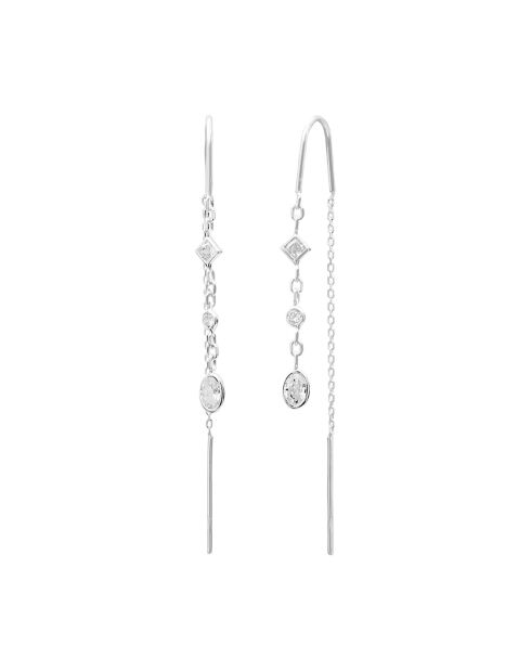 Boucles d'oreilles Intemporelles argentées