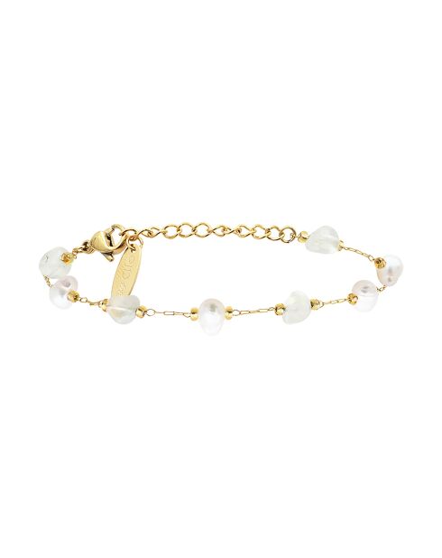 Bracelet Myclio blanc/doré