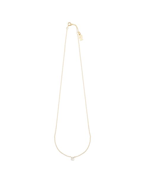 Collier Intemporel doré/blanc