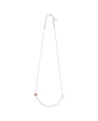 Collier Elisabeth argenté/rouge