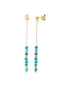 Boucles d'oreilles Myclio bleues