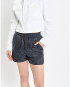 Veste en Jean crop blanche