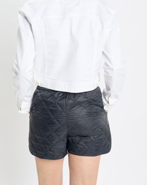 Veste en Jean crop blanche